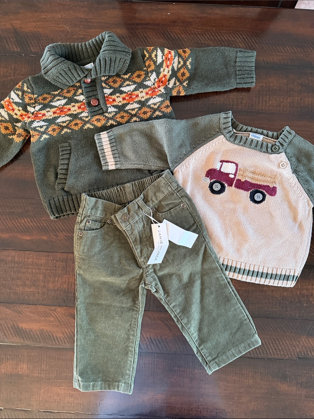 3 Piece Boys Sweaters and Pants Lot